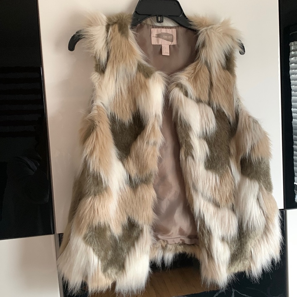 Woman’s fur vest